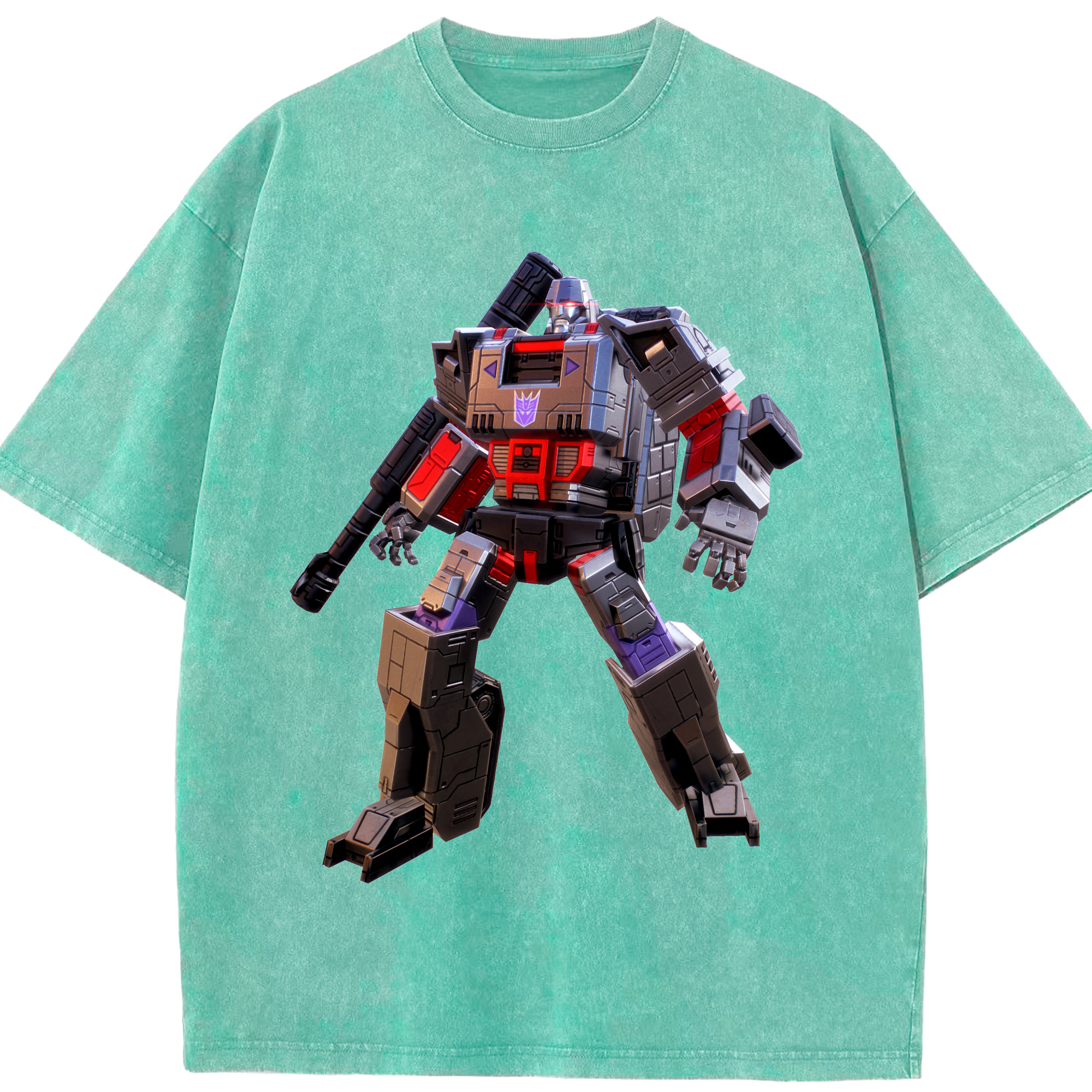 （画像用）  綿100% ヴィンテージ風 半袖Tシャツ（フロントプリント）